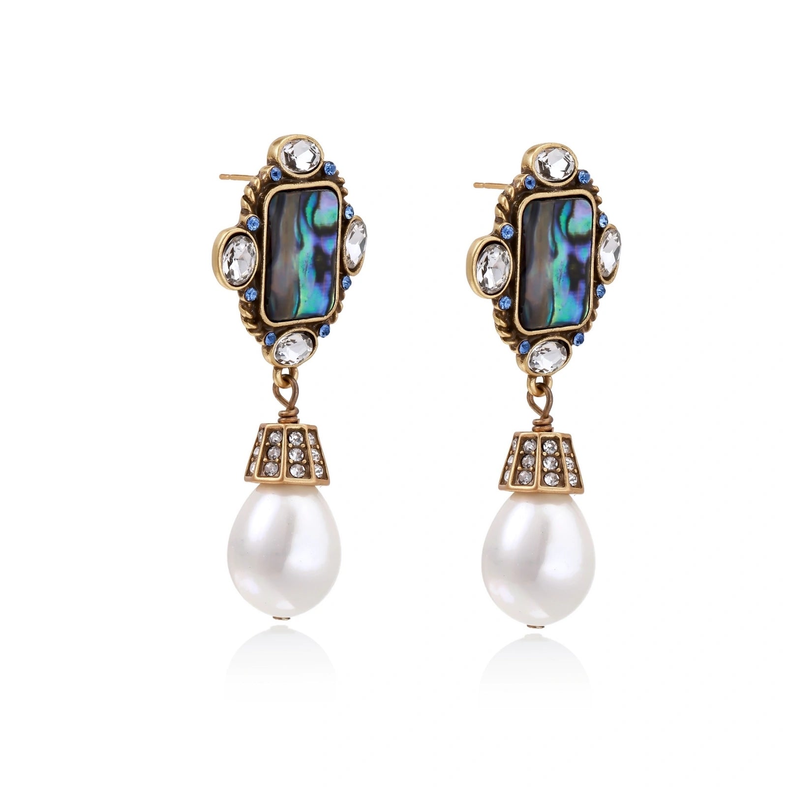 Celestial Pearl Drop Earrings