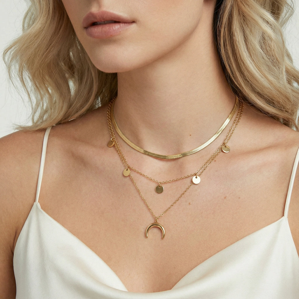 Golden Crescent Layer Set