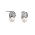 Luna Pearl Dome Studs
