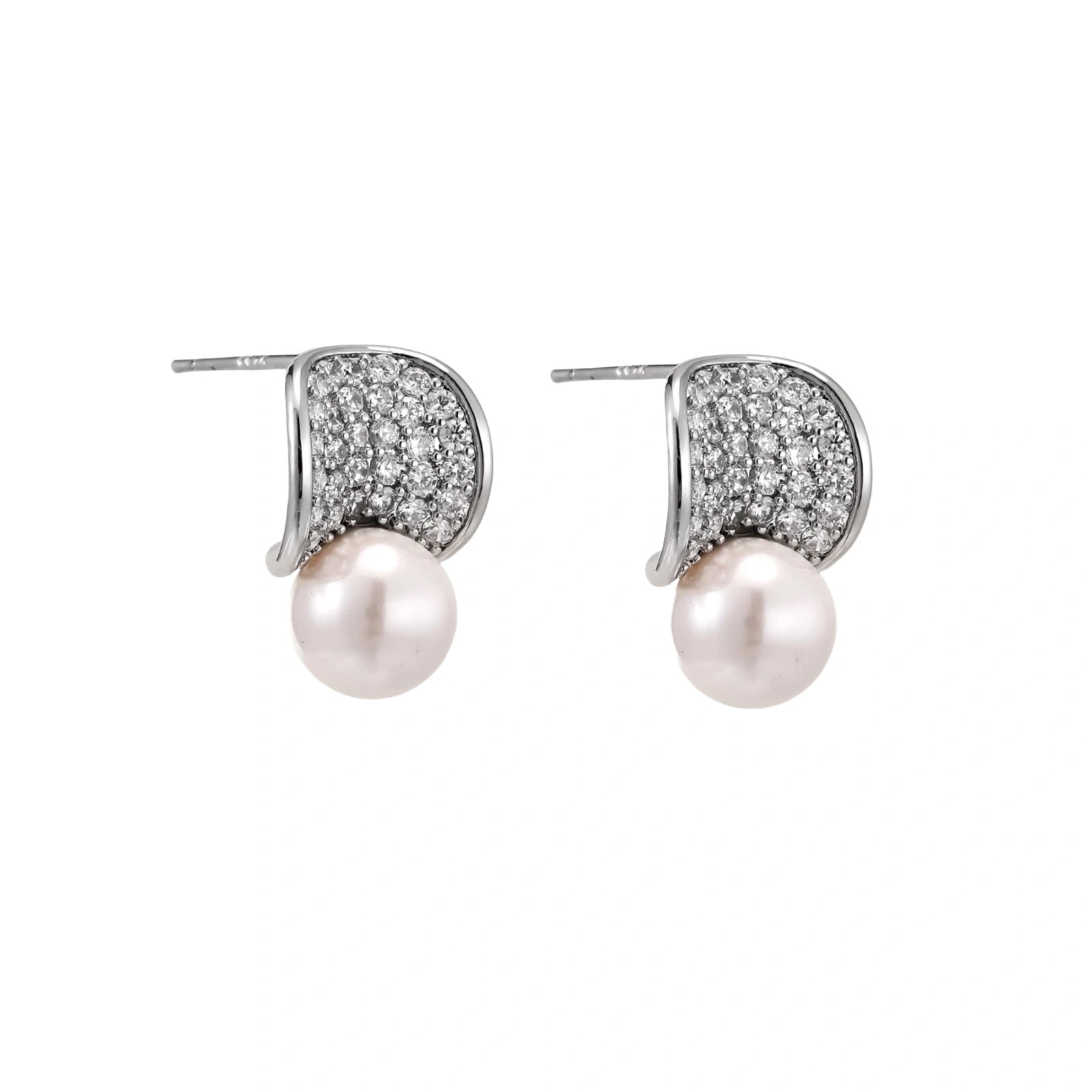 Luna Pearl Dome Studs