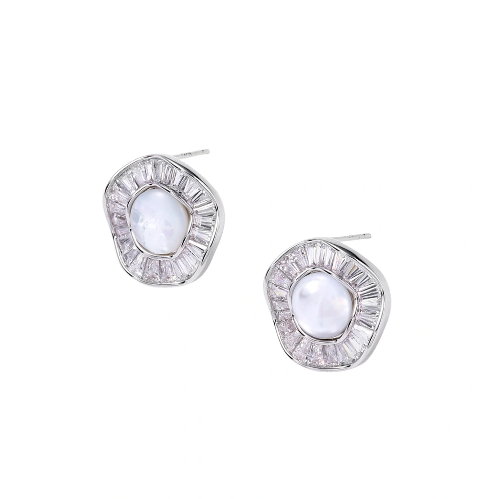 Sunburst Pearl Studs