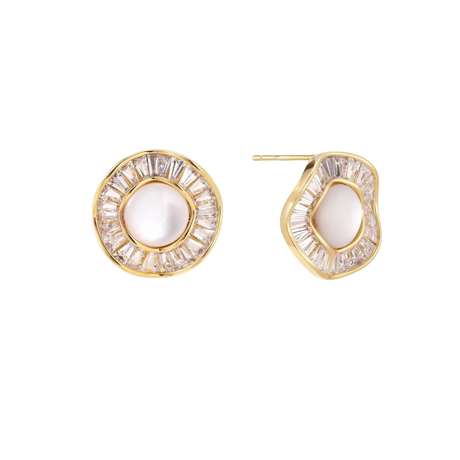 Sunburst Pearl Studs