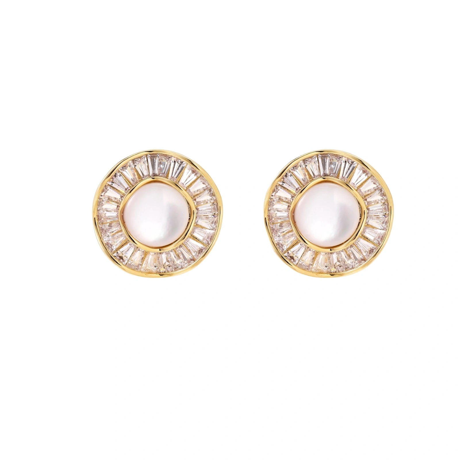 Sunburst Pearl Studs