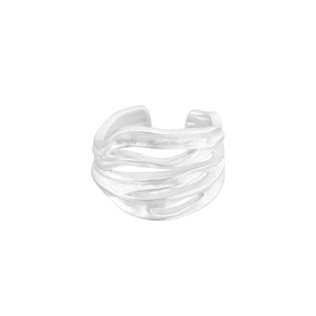 Ridge Wave Ring
