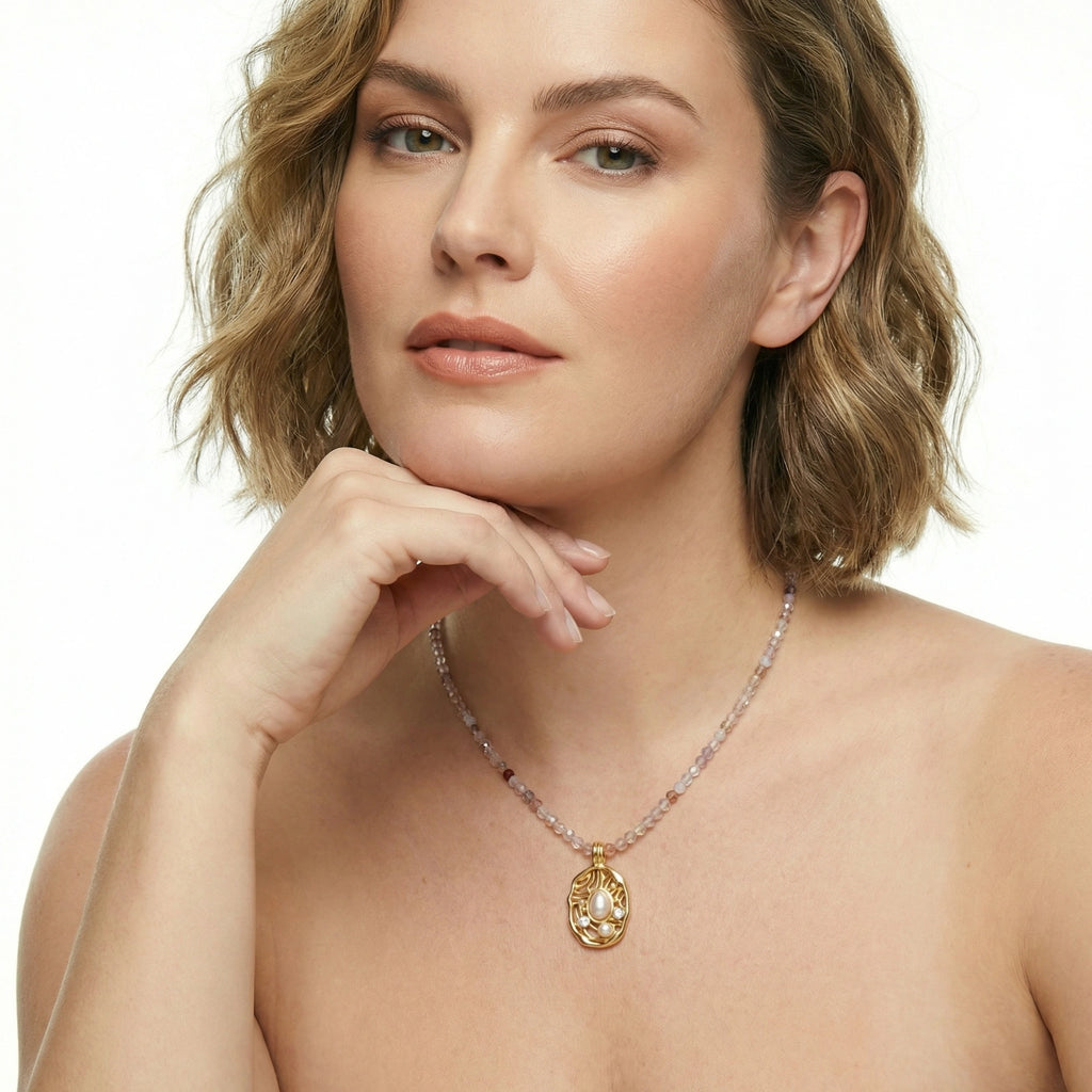 Mystic Garden Gemstone Necklace