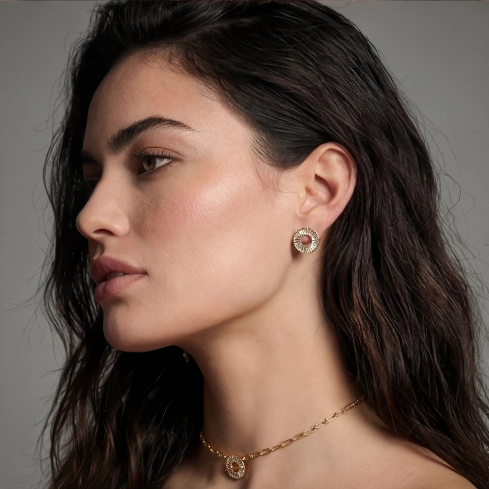Radiant Circle Jewelry Set