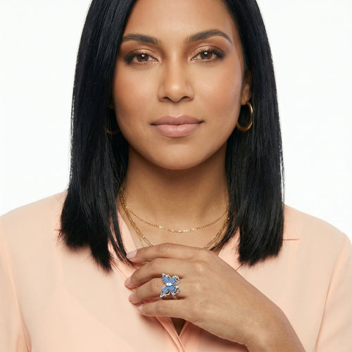 Azure Butterfly Ring