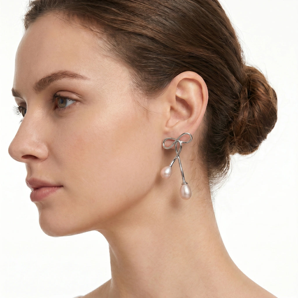 Ethereal Pearl Drop Earrings
