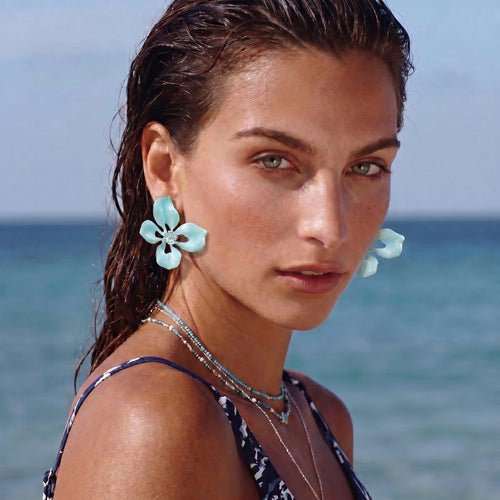 Azure Bloom Studs