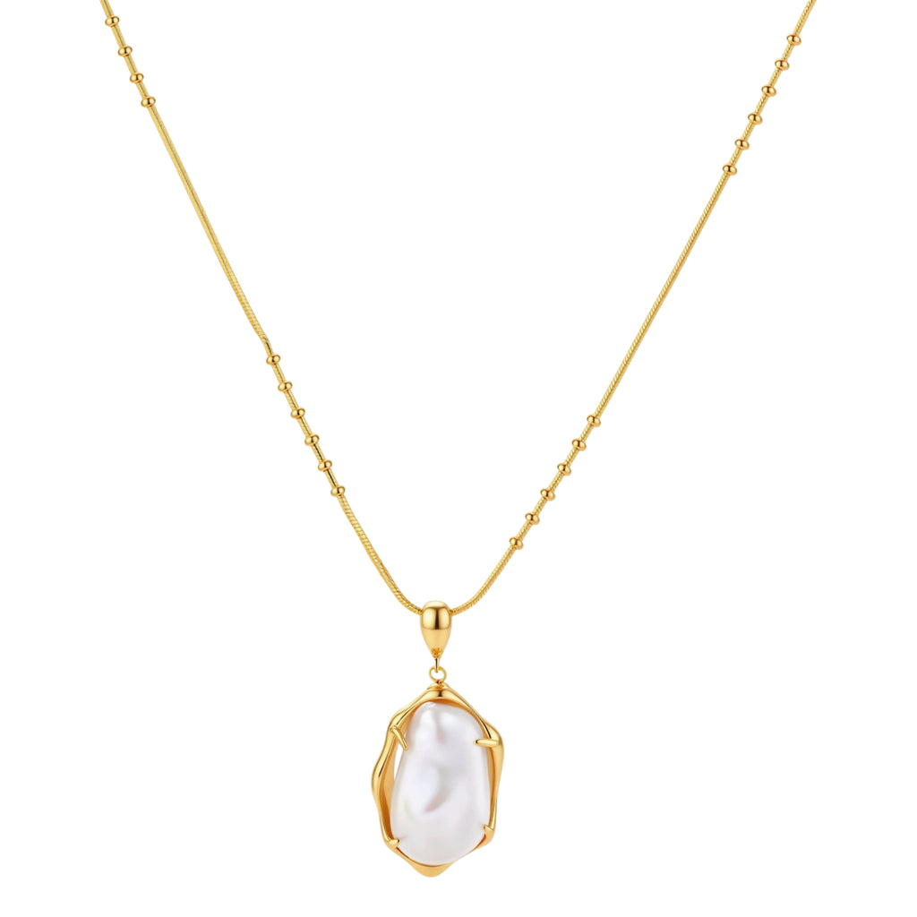 Baroque Pearl Pendant Necklace