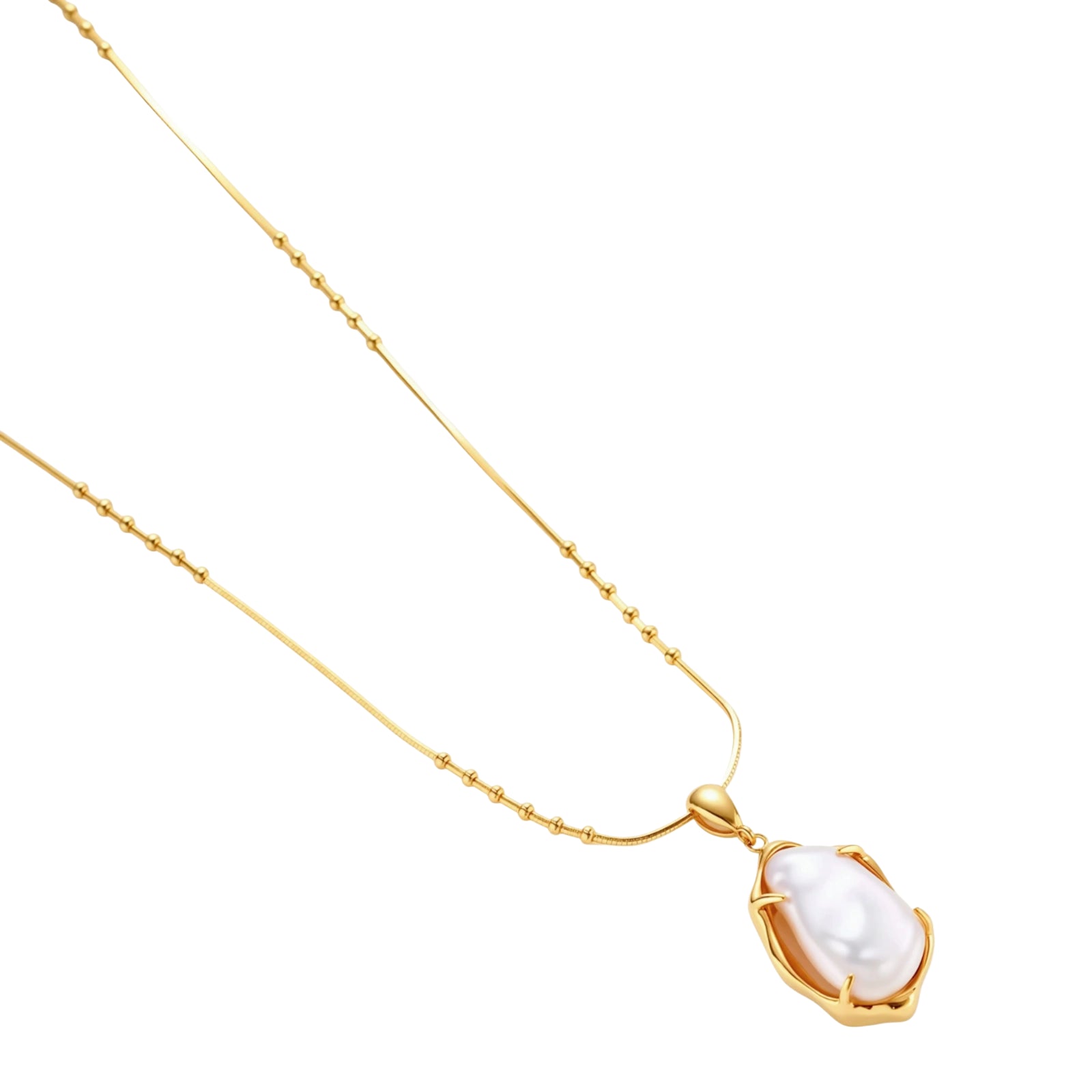 Baroque Pearl Pendant Necklace