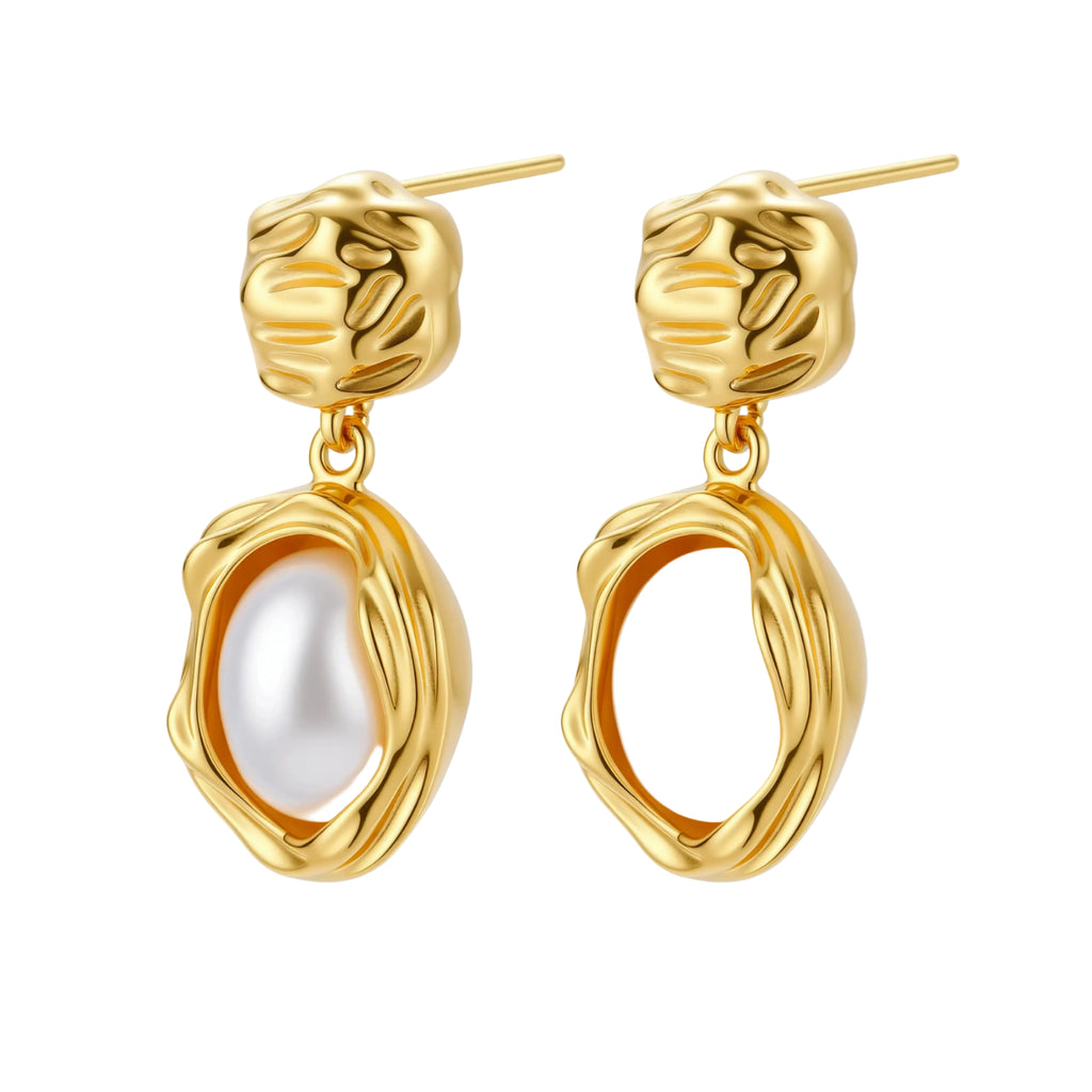 Golden Bloom Pearl Drops
