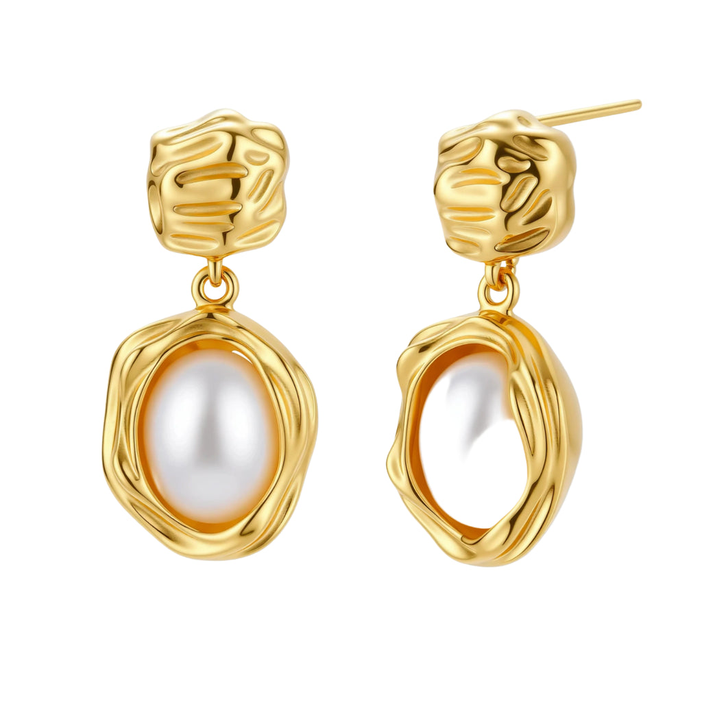 Golden Bloom Pearl Drops