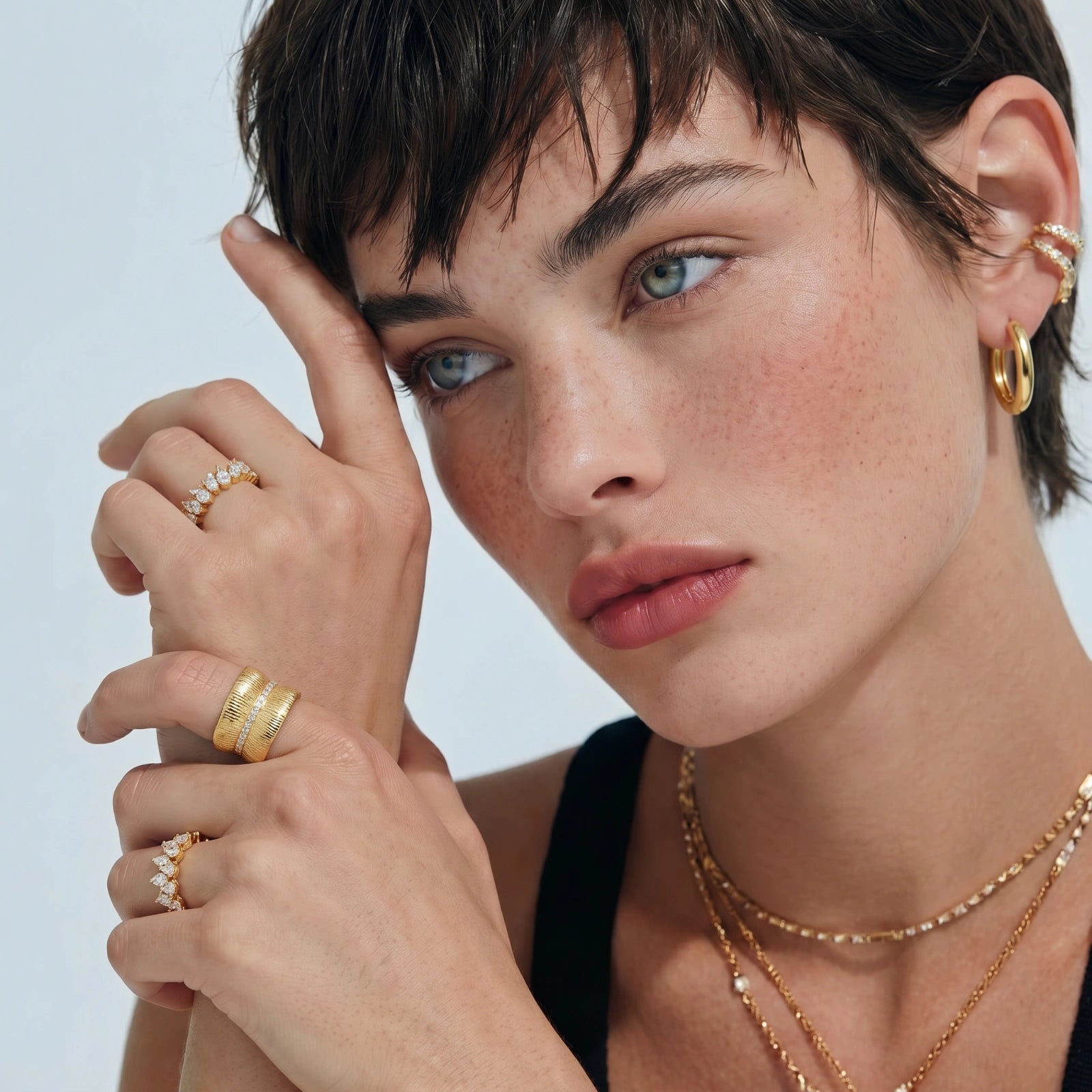 Double Pear Brilliance Ring