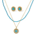 Turquoise Medallion Jewelry Set