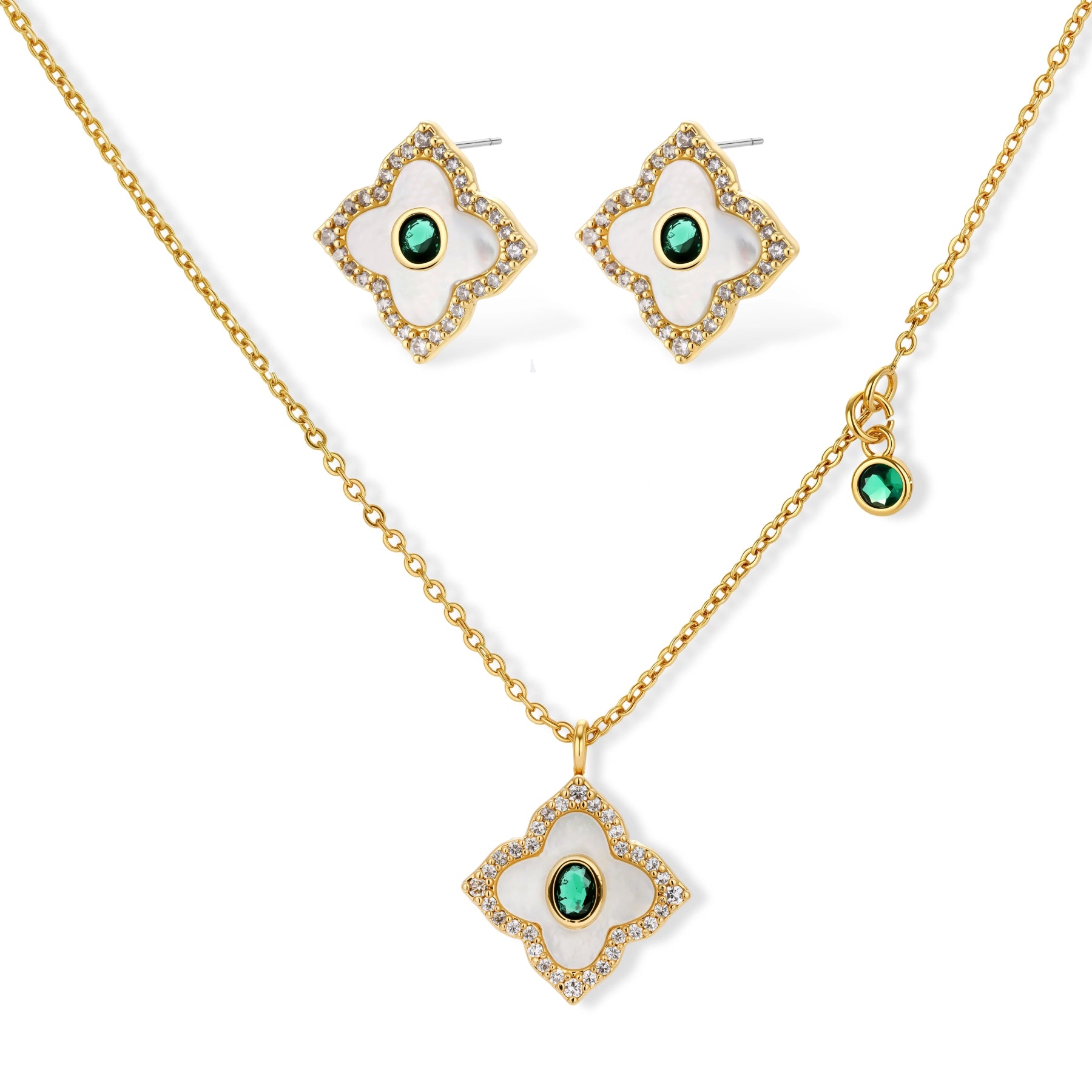 Emerald Bloom Set