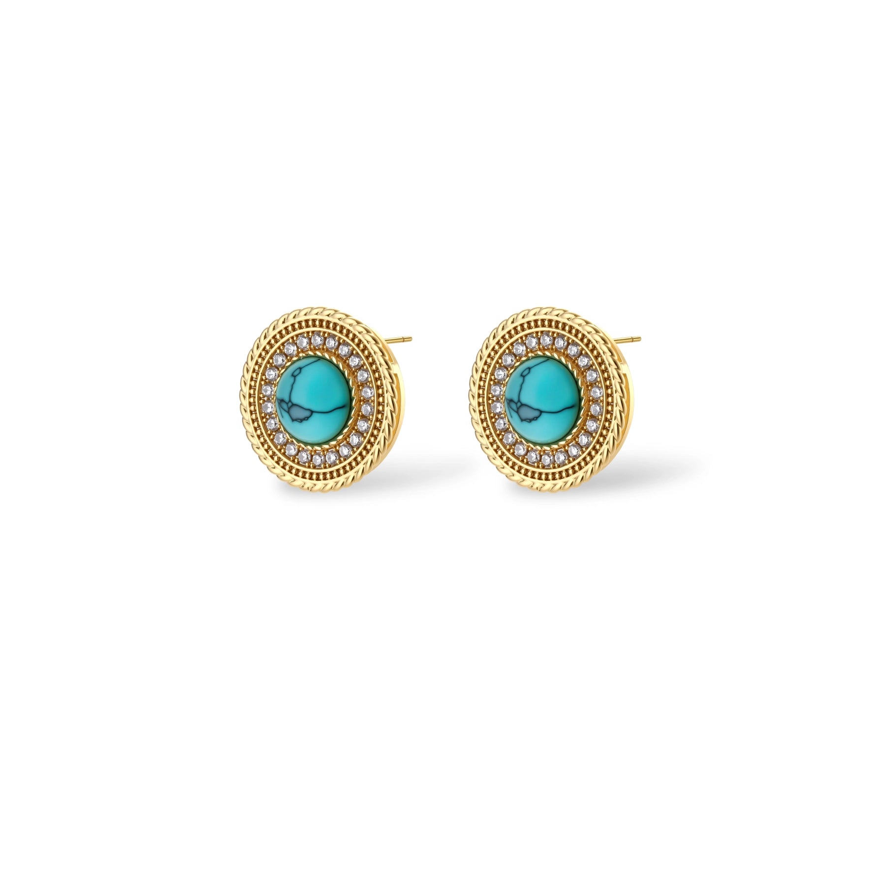 Turquoise Medallion Jewelry Set