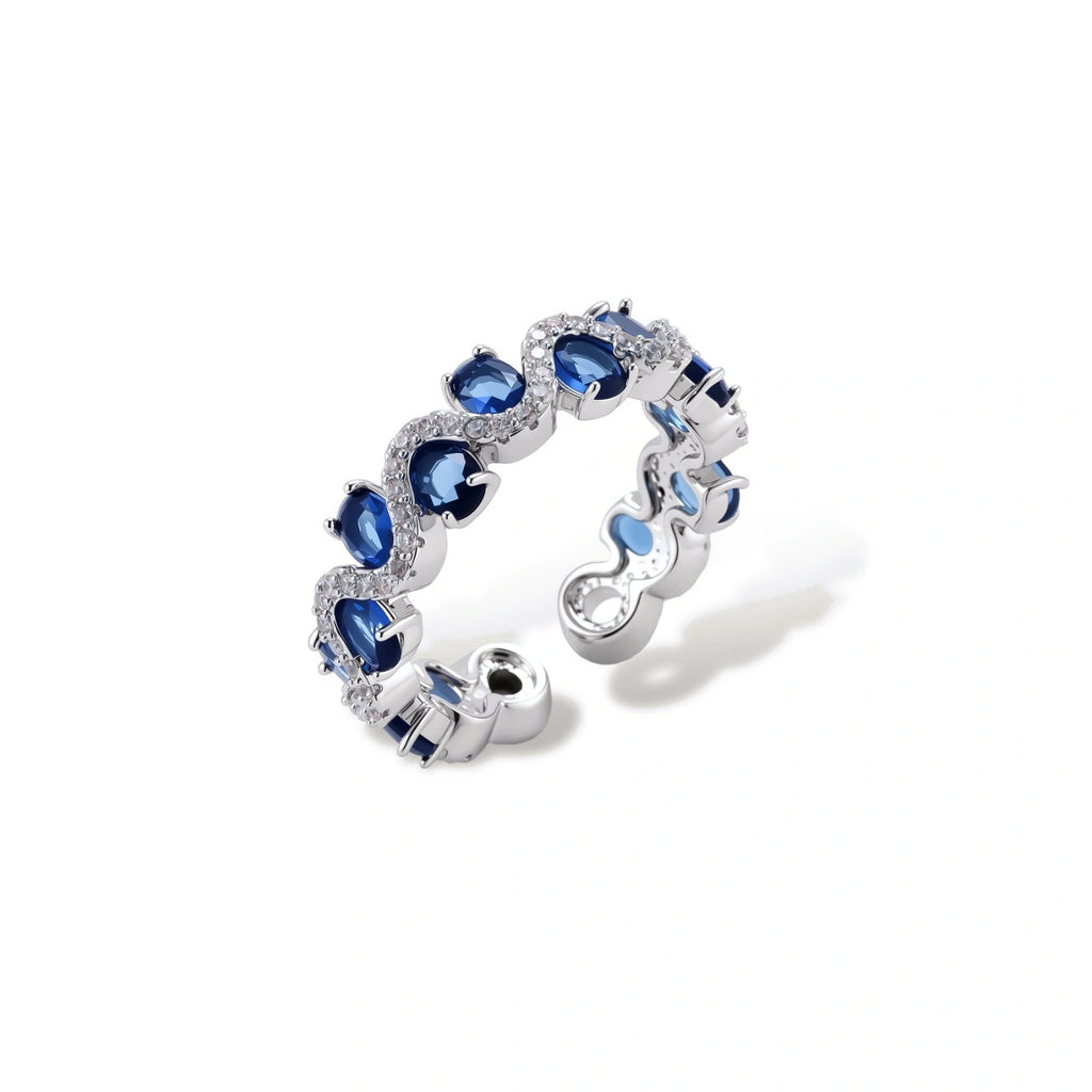 Sapphire Wave Ring