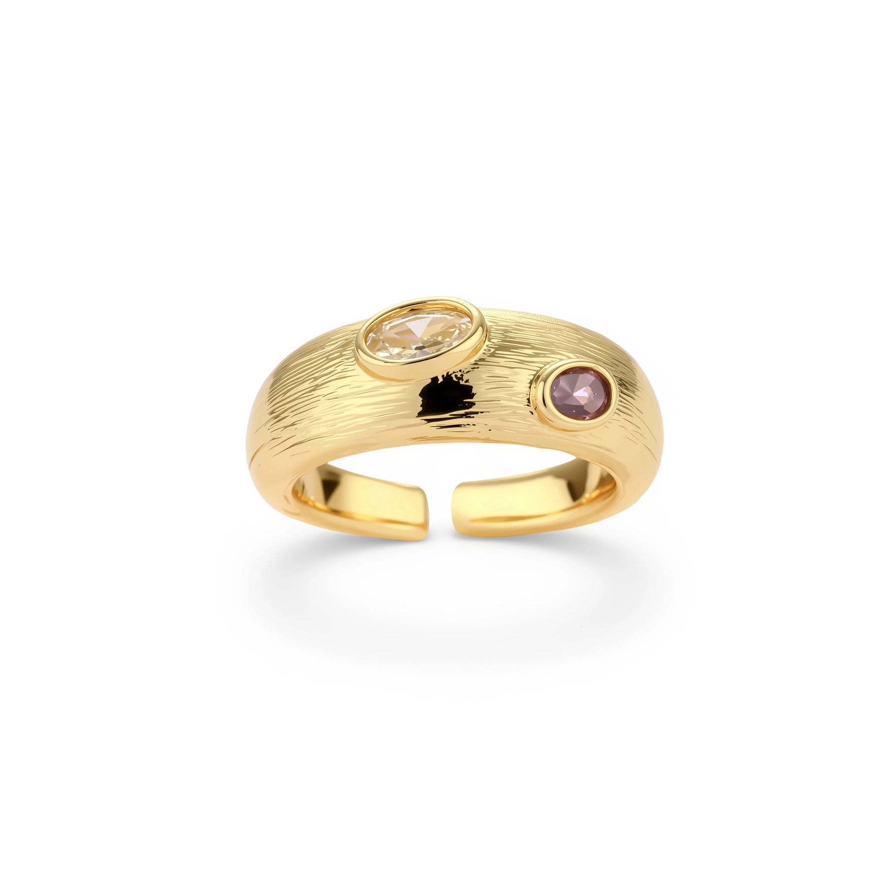 Dual Gem Statement Ring