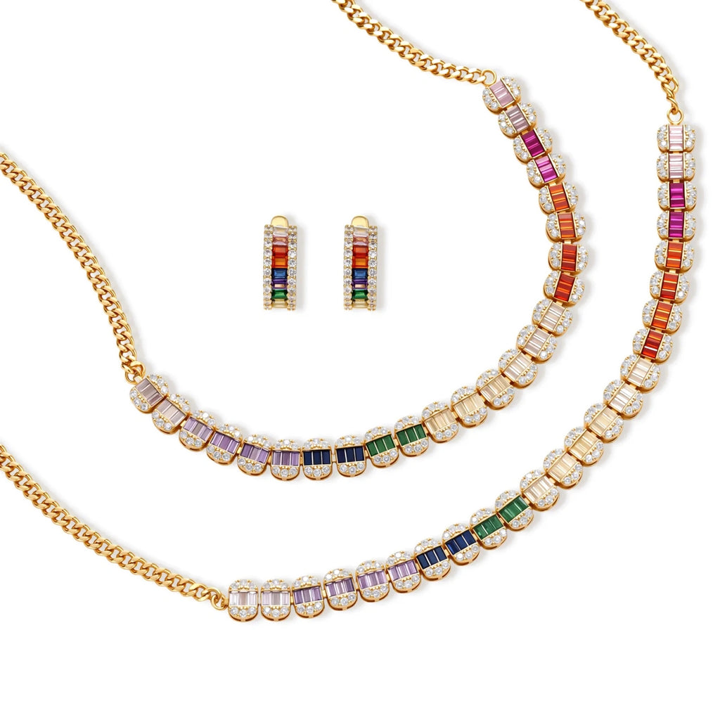 Rainbow Spectrum Jewelry Set