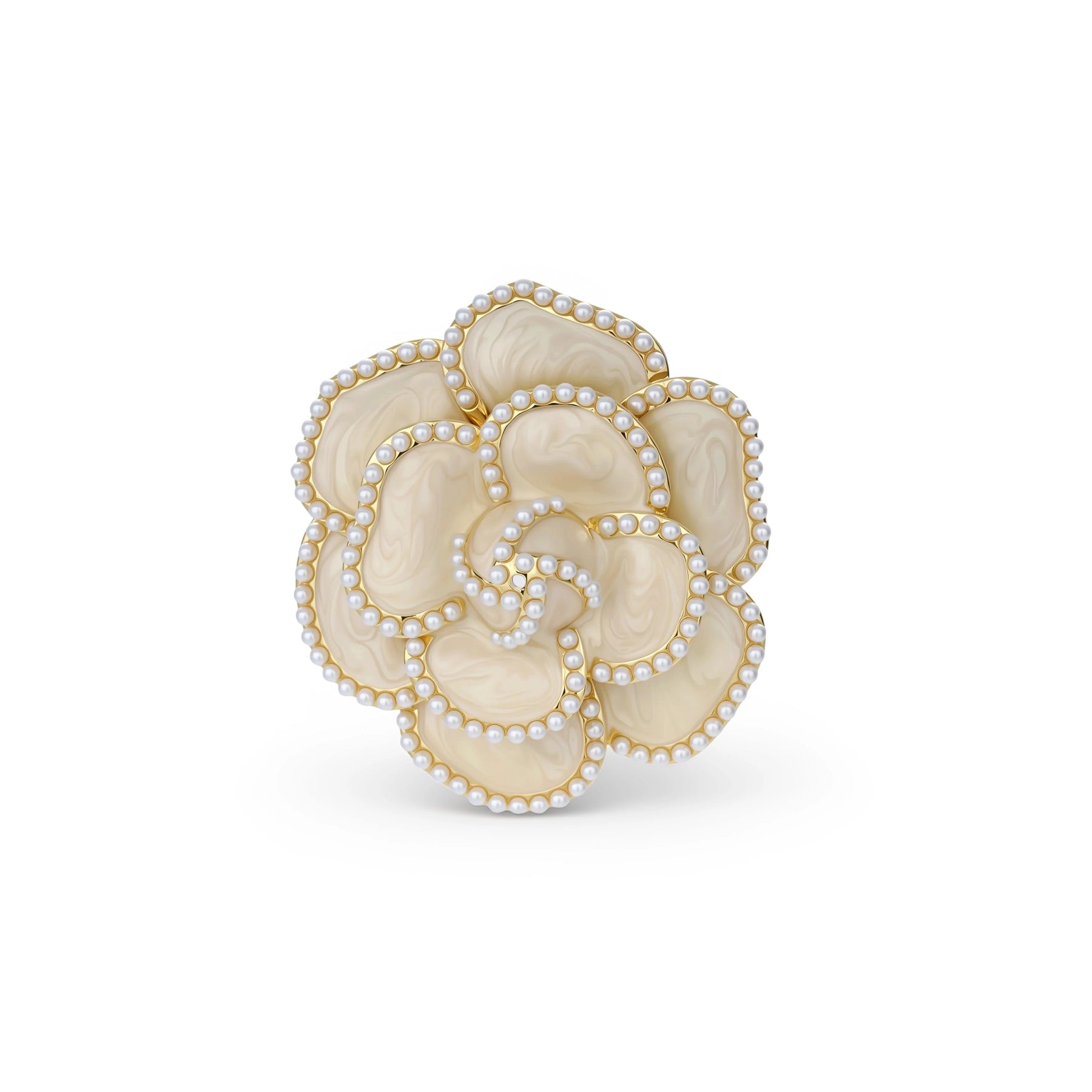 Golden Rose Brooch