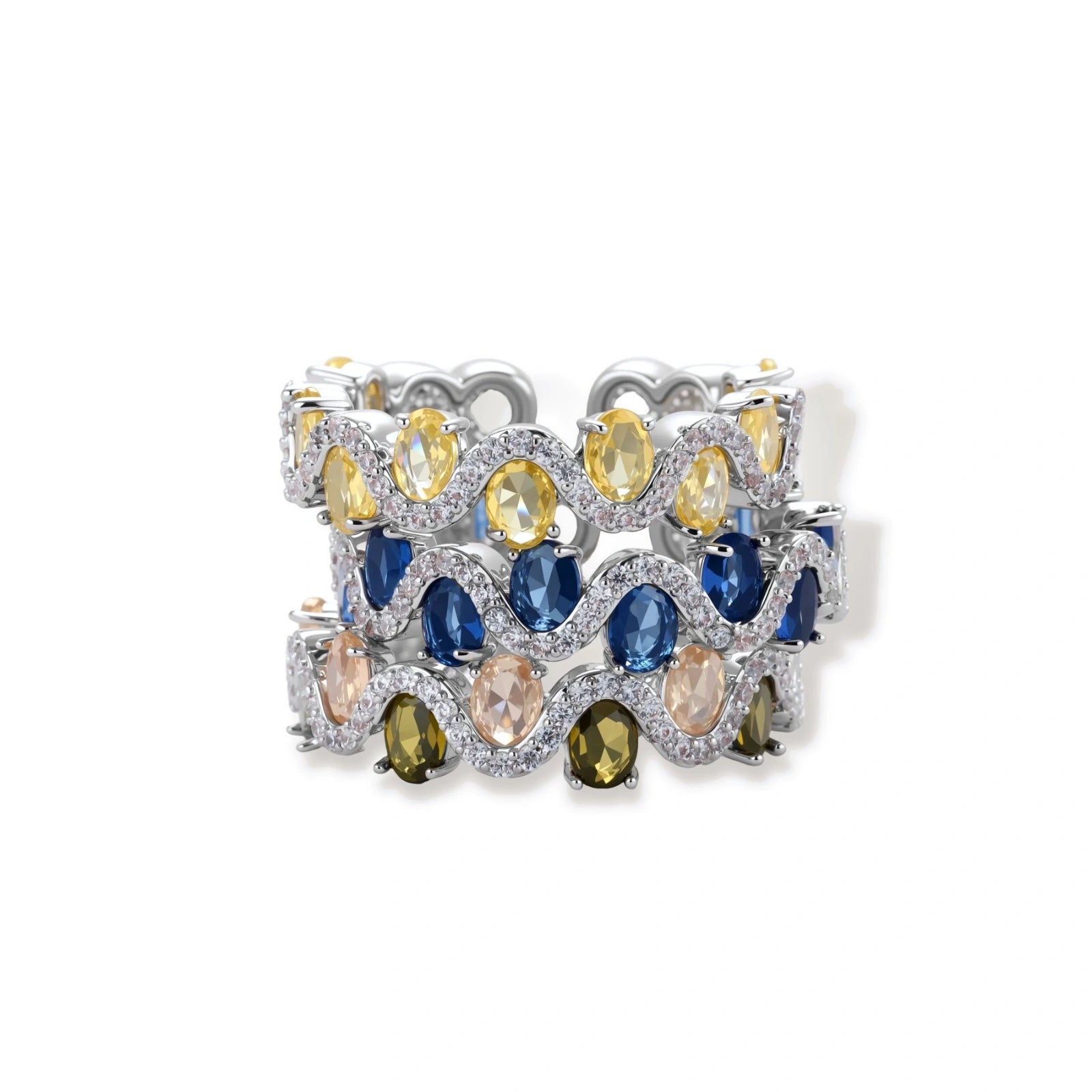 Sapphire Wave Ring
