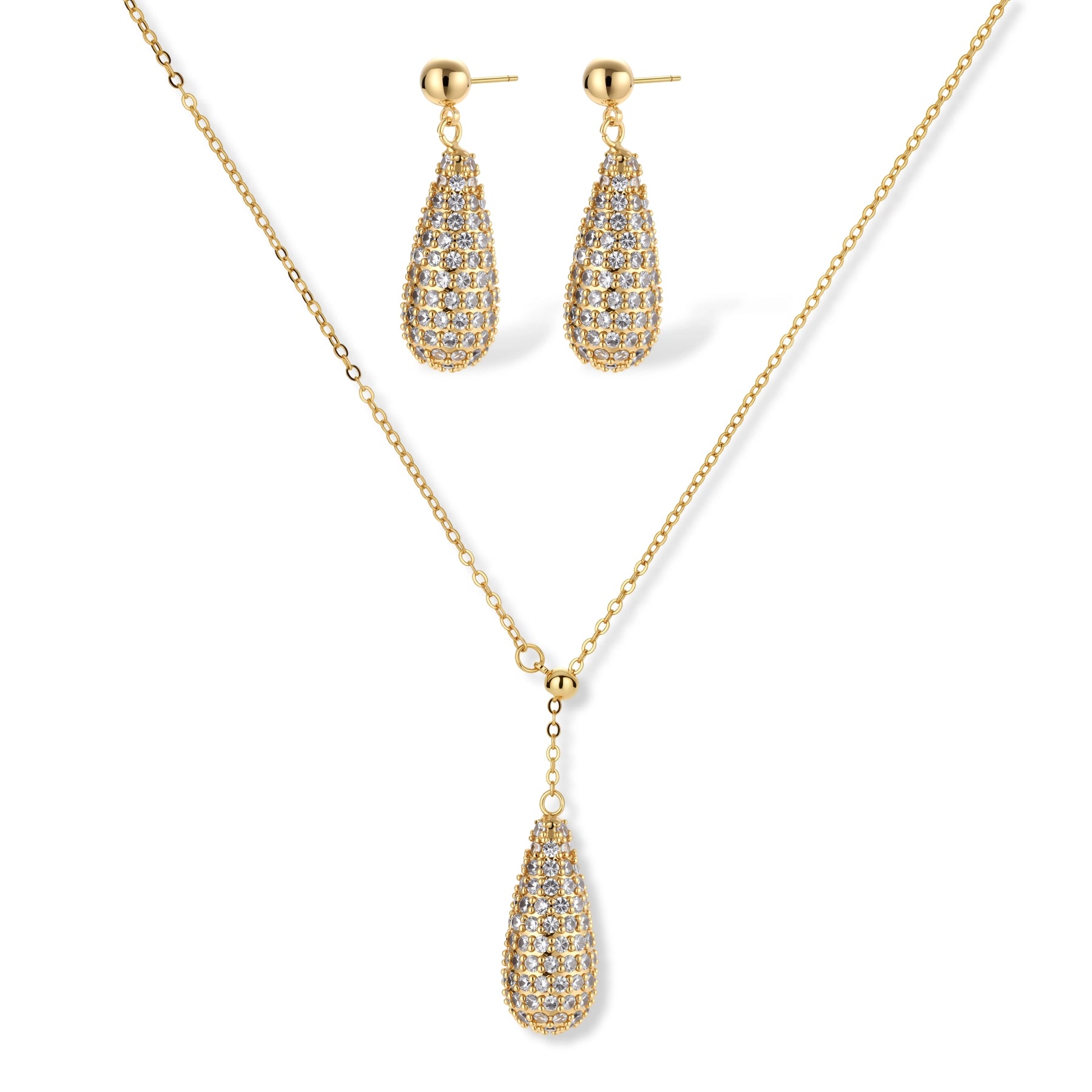 Golden Luxe Crystal Set