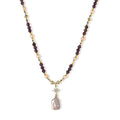 Celestial Amethyst Pearl Necklace
