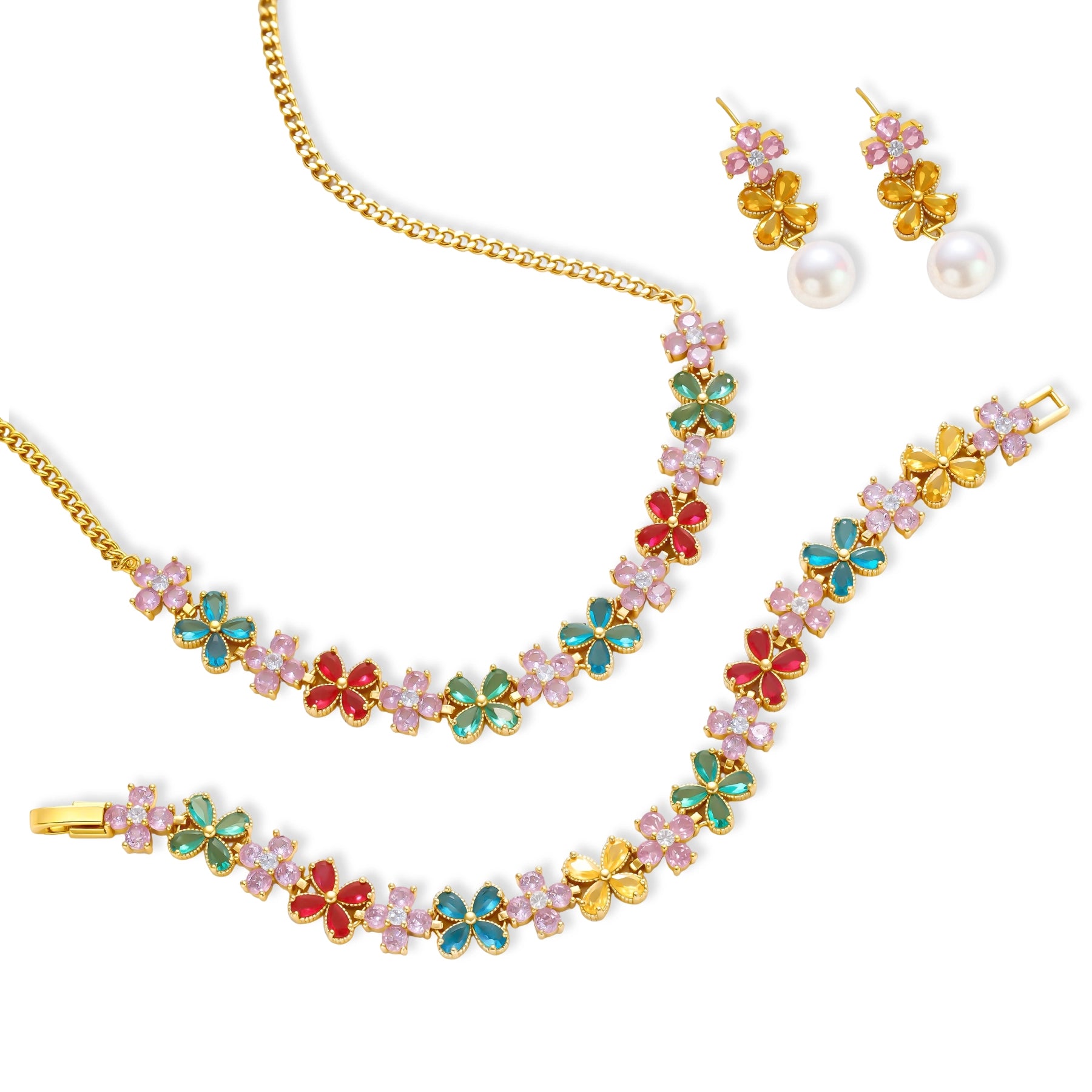 Garden Bloom Jewelry Set