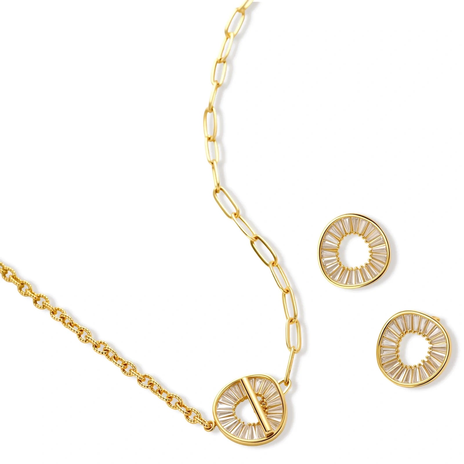 Radiant Circle Jewelry Set
