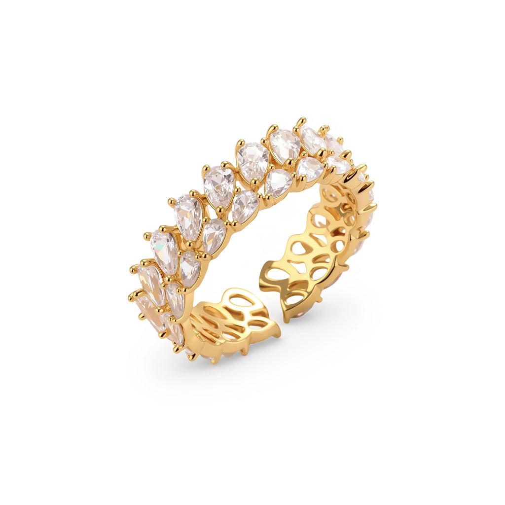 Double Pear Brilliance Ring