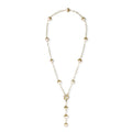 Baroque Pearl Station Necklace