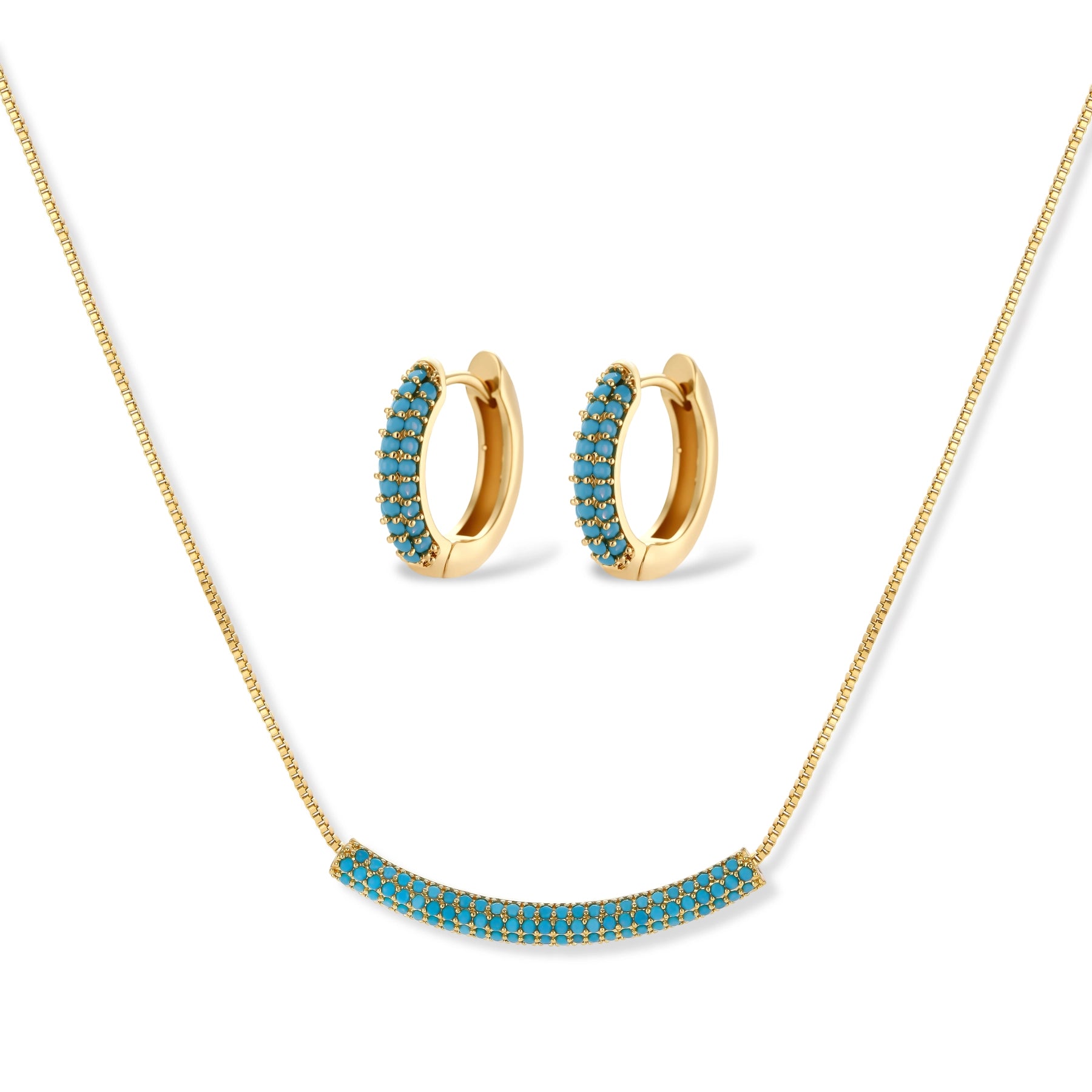 Azure Curve Jewelry Set