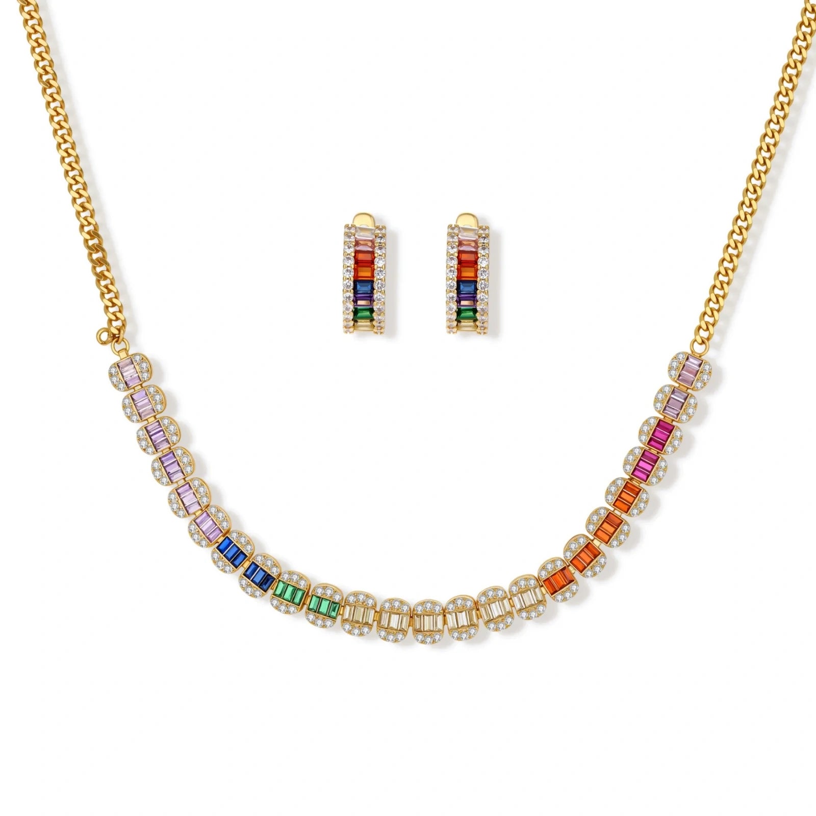 Rainbow Spectrum Jewelry Set
