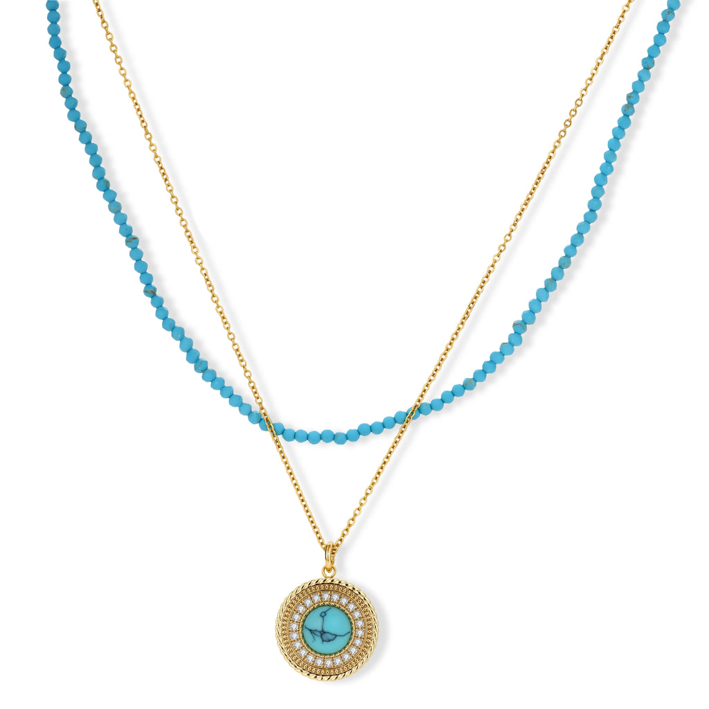 Turquoise Medallion Jewelry Set