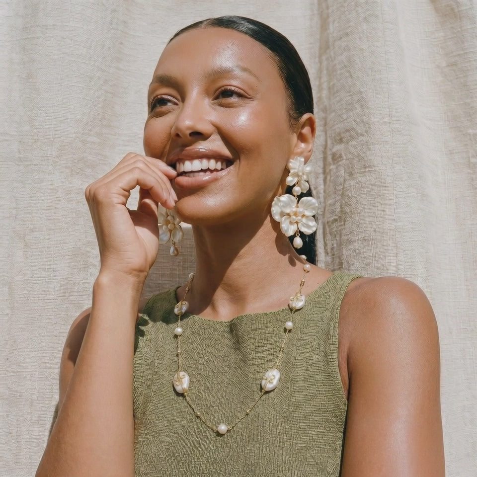 Video for Baroque Pearl Garden Necklace